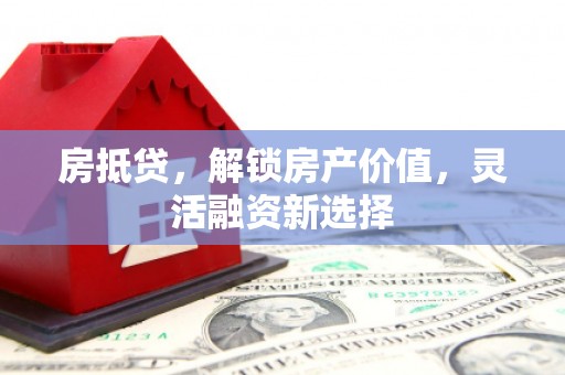 田尾房抵贷，解锁房产价值，灵活融资新选择