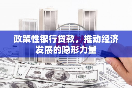 田尾政策性银行贷款，推动经济发展的隐形力量