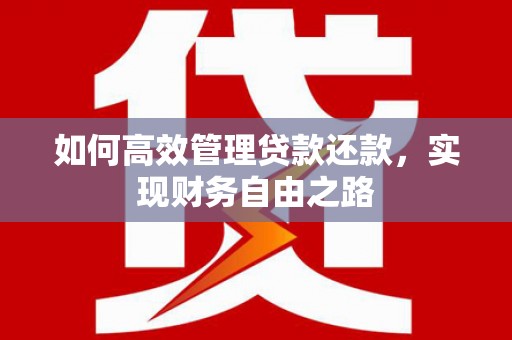 田尾如何高效管理贷款还款，实现财务自由之路