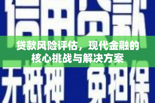 田尾贷款风险评估，现代金融的核心挑战与解决方案