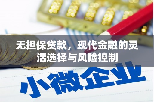 田尾无担保贷款，现代金融的灵活选择与风险控制