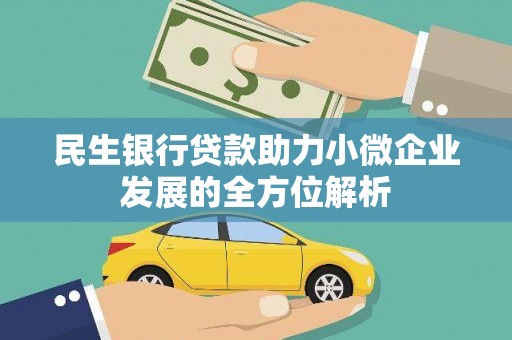 田尾民生银行贷款助力小微企业发展的全方位解析