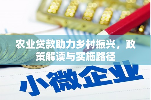 田尾农业贷款助力乡村振兴，政策解读与实施路径