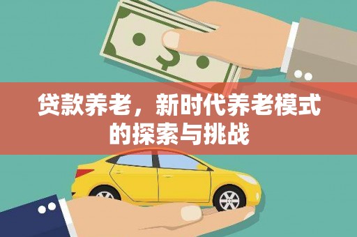 田尾贷款养老，新时代养老模式的探索与挑战