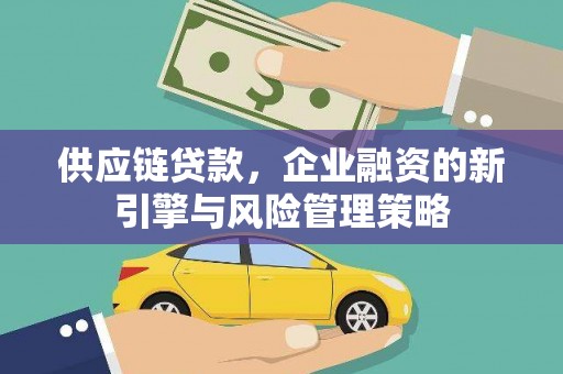 田尾供应链贷款，企业融资的新引擎与风险管理策略