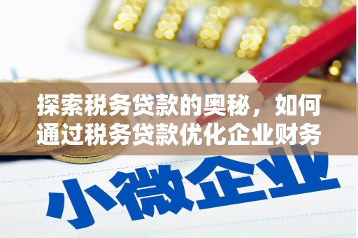 田尾探索税务贷款的奥秘，如何通过税务贷款优化企业财务