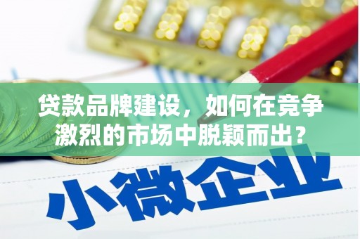 田尾贷款品牌建设，如何在竞争激烈的市场中脱颖而出？