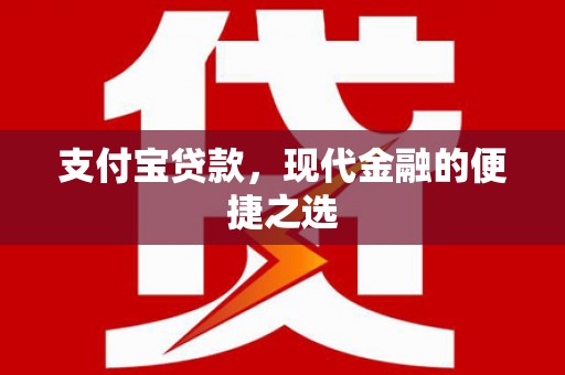 田尾支付宝贷款，现代金融的便捷之选