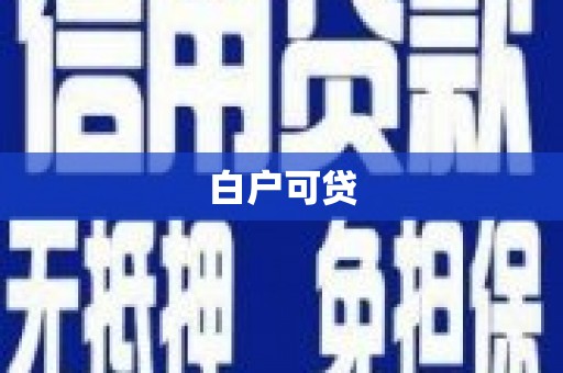 田尾白户可贷
